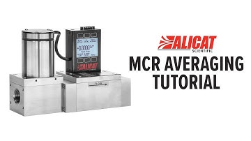 Alicat Mass Flow Controller: Tutorial - Flow and Pressure Averaging