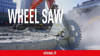RWE 100 cutter wheel for demolition - Lucerne city hospital