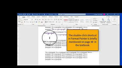 How to use Format Painter (with a trick) in Word 365 & 2019