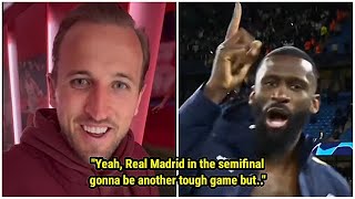 Harry Kane's reaction as Bayern Munich play Real Madrid in the Champions League Semifinals 🔥🤯