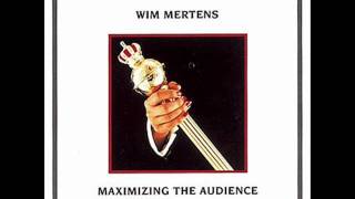 Video thumbnail of "Wim Mertens - Maximizing The Audience 1988"