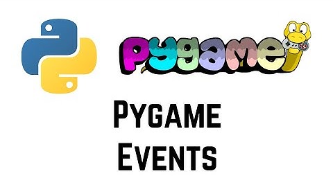 PyGame Tutorial  - Pygame Events