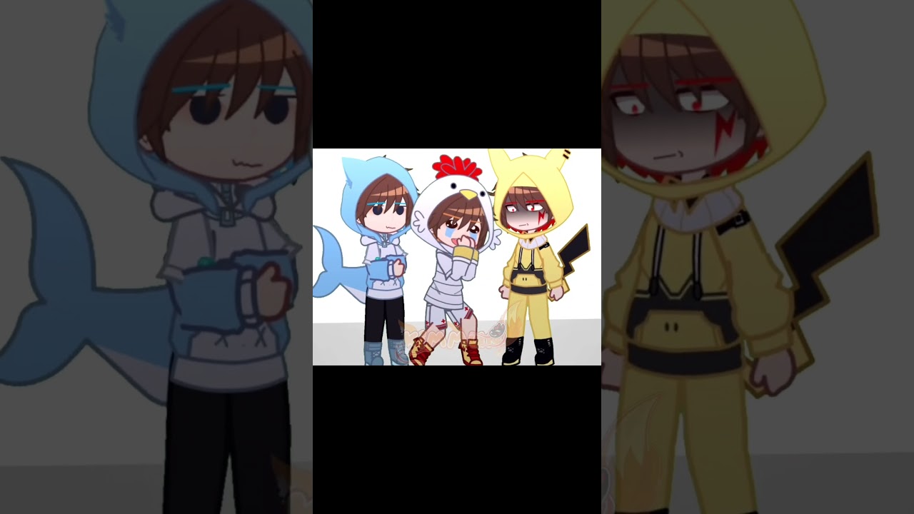 ✨ HYPNODANCE⚡🔥❄️ // Pikachu-Chicken-Shark outfits // #gacha #halilintar #blaze #ais #boboiboy #trend