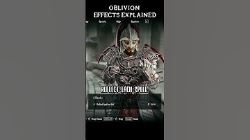 Effects in Oblivion | Elder Scrolls IV Remastered tips guide