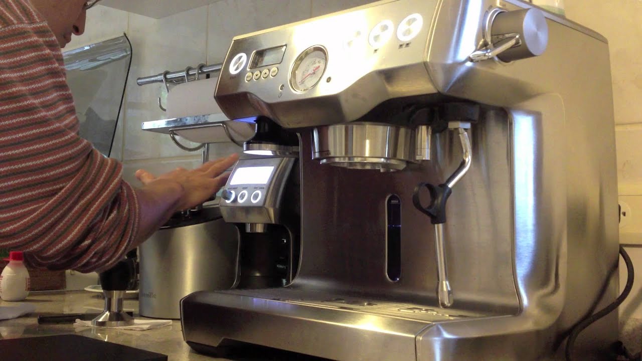 Breville Dual Boiler Espresso Extraction YouTube