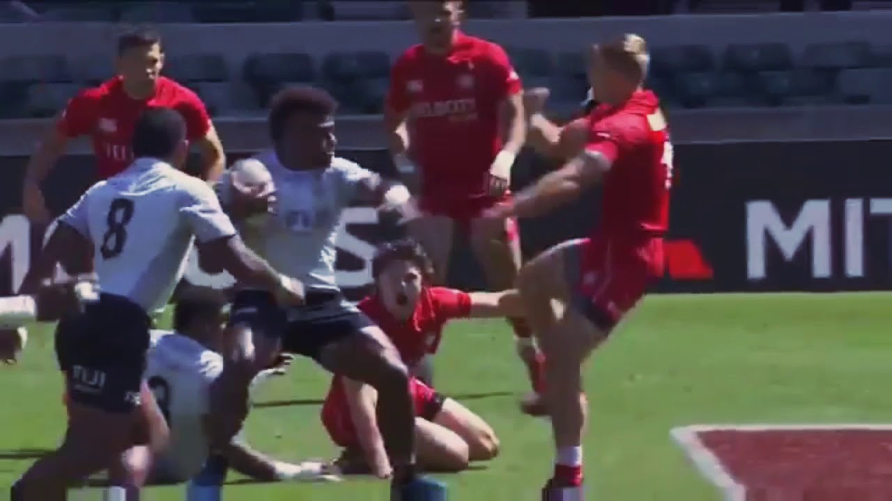 Fiji Highlights vs Canada  (2018 London 7s Cup Quarterfinals)