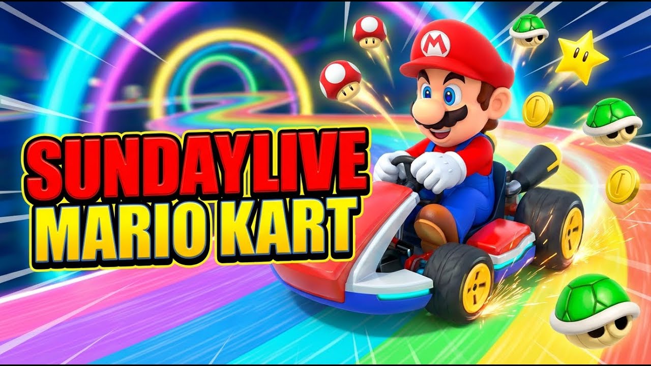 Mario Kart World | Sunday Live – Chill Racing & Fun Lobby