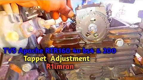 Apache RTR 160 4v bs4 & 200 4v  proper Tappet Adjustment Setting (R1imran)