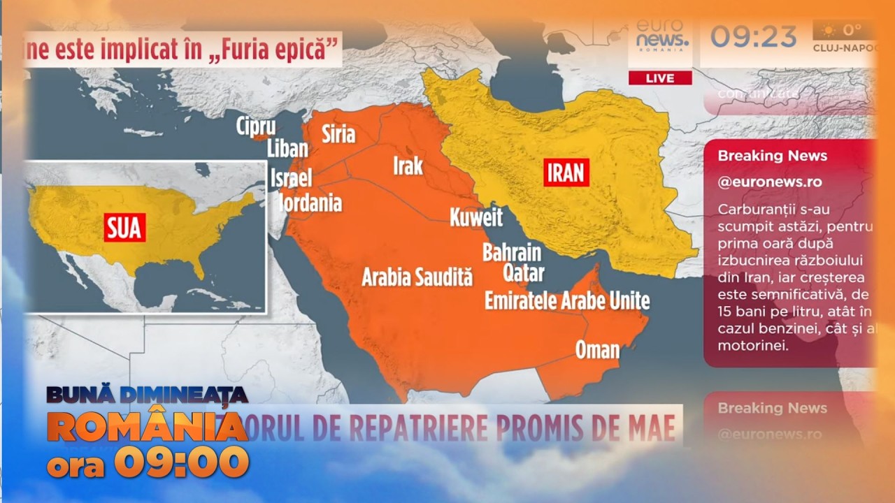 Știrile Euronews România - de la ora 09:00 - 4 martie 2026