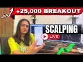 Live Nifty Intraday Trading || Option Buying Scalping || 25000 Nifty Breakout