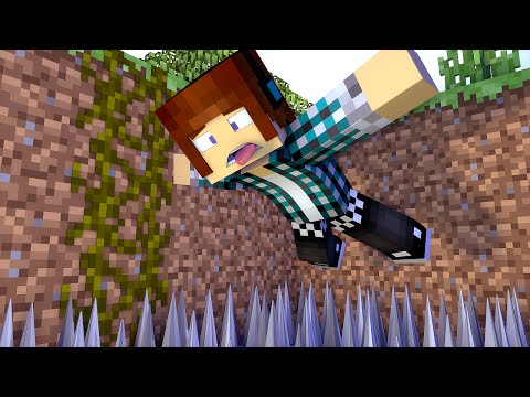 ENGANAMOS OS DESENHOS ANIMADOS COM UMA ARMADILHA NO MINECRAFT! 