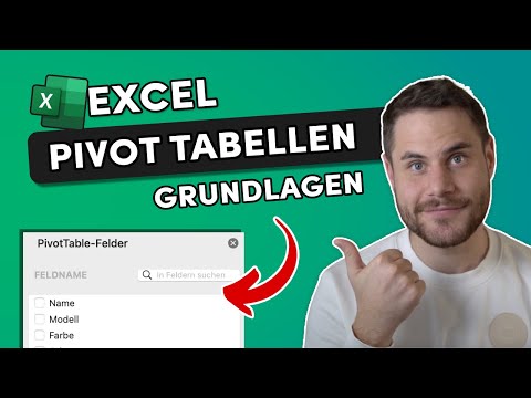 Video: Wie kann ich Pivot-Tabellenfelder in Excel anzeigen?