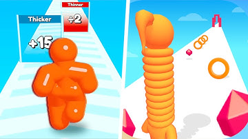 Tall Man Run Vs Long Neck Run All Level Gameplay Android iOS Games 4K 57