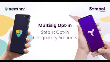 Symbol Migration Multisig Opt-in Process | STEP 1: Opt-in Cosignatory Accounts