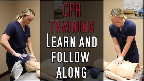CPR/ BLS training | Follow along with my training! RQI system | Code One Training Solutions