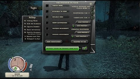 Exploring the Mod Menu - State Of Decay