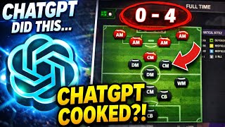 I Let ChatGPT Pick My Tactic in FM26… This Happened 😳
