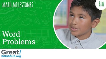 Can your 6th grader solve word problems with ratios? - Milestones Videos from GreatSchools