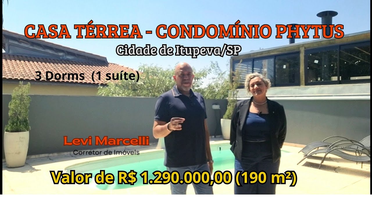 Incrível Casa à 5 minutos do Centro de Itupeva/SP! Vamos de Tour?!