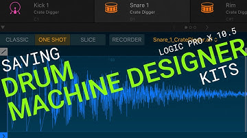 How to SAVE Drum Machine Design Kits in Logic Pro X 10.5