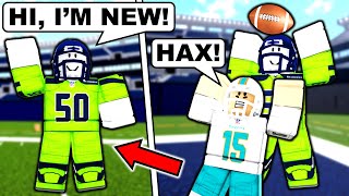 LEAGUE WR Goes UNDERCOVER as a NOOB! (Football Fusion 2)