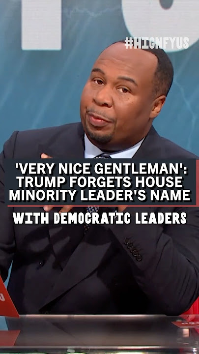 'Very nice gentleman': Trump forgets House minority leader's name