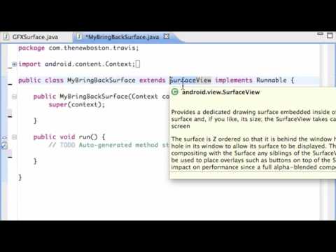 Android Application Development Tutorial   68   Setting up Animation Thread   YouTube