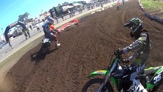 Austin Forkner & Joey Crown battle at Daytona SX  Sony Action Cam