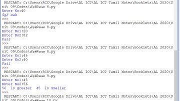 A/L ICT Python Tamil Selection Control Structure - III (Problems(if) 9- 11) - learnbyself.com