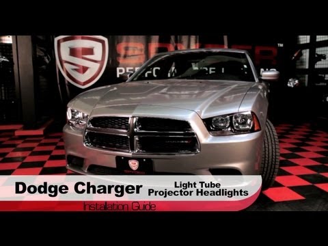 Spyder Auto Installation: 2011-14 Dodge Charger Light Tube Projector Headlights