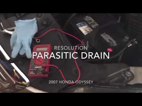 Parasitic Drain - RESOLVED: 2007 Honda Odyssey - YouTube