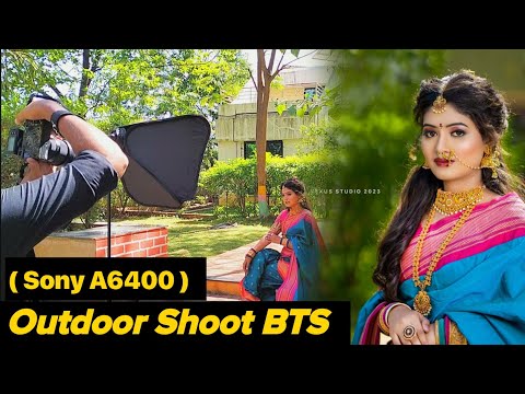 Sony a6400 outdoor shoot bts #sonya6400 #a6400 #photography