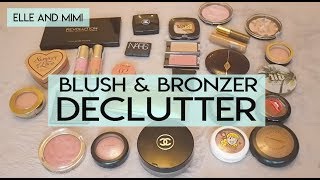 Makeup Declutter 2017  | Blush & Bronzer