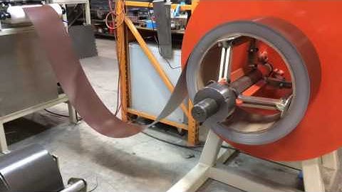 Uncoiler with Laser Loop Control in Reverse