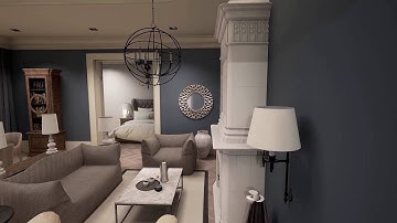 London apartment VR interier Interactive animation movie in Unreal Engine 4