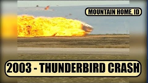 2003 Mountain Home AFB Thunderbird Crash