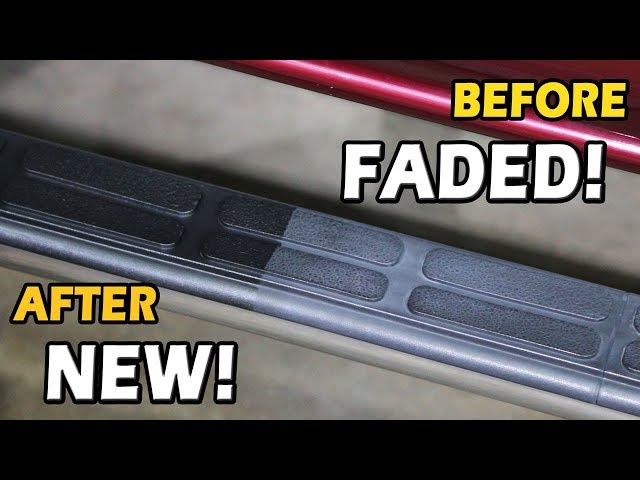 Permanently Restore Faded Plastic Trim 