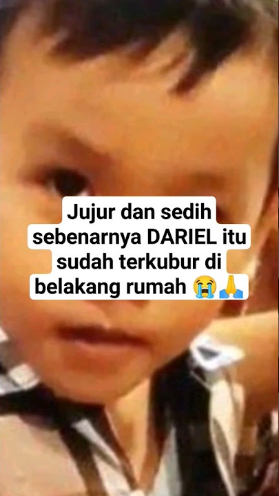 DARIEL bocah hilang #youtubeshorts #shorts