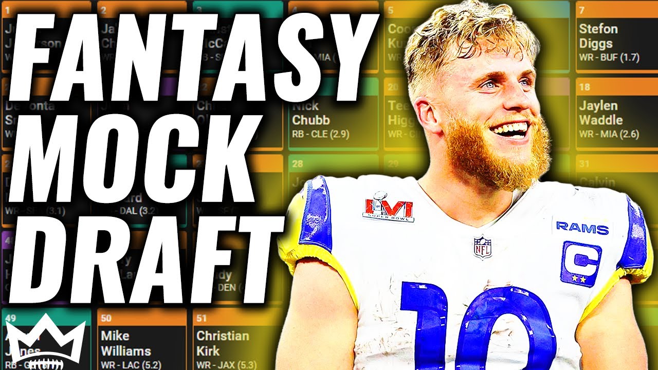 Fantasy football mock draft: 10-team, 1/2 PPR, superflex