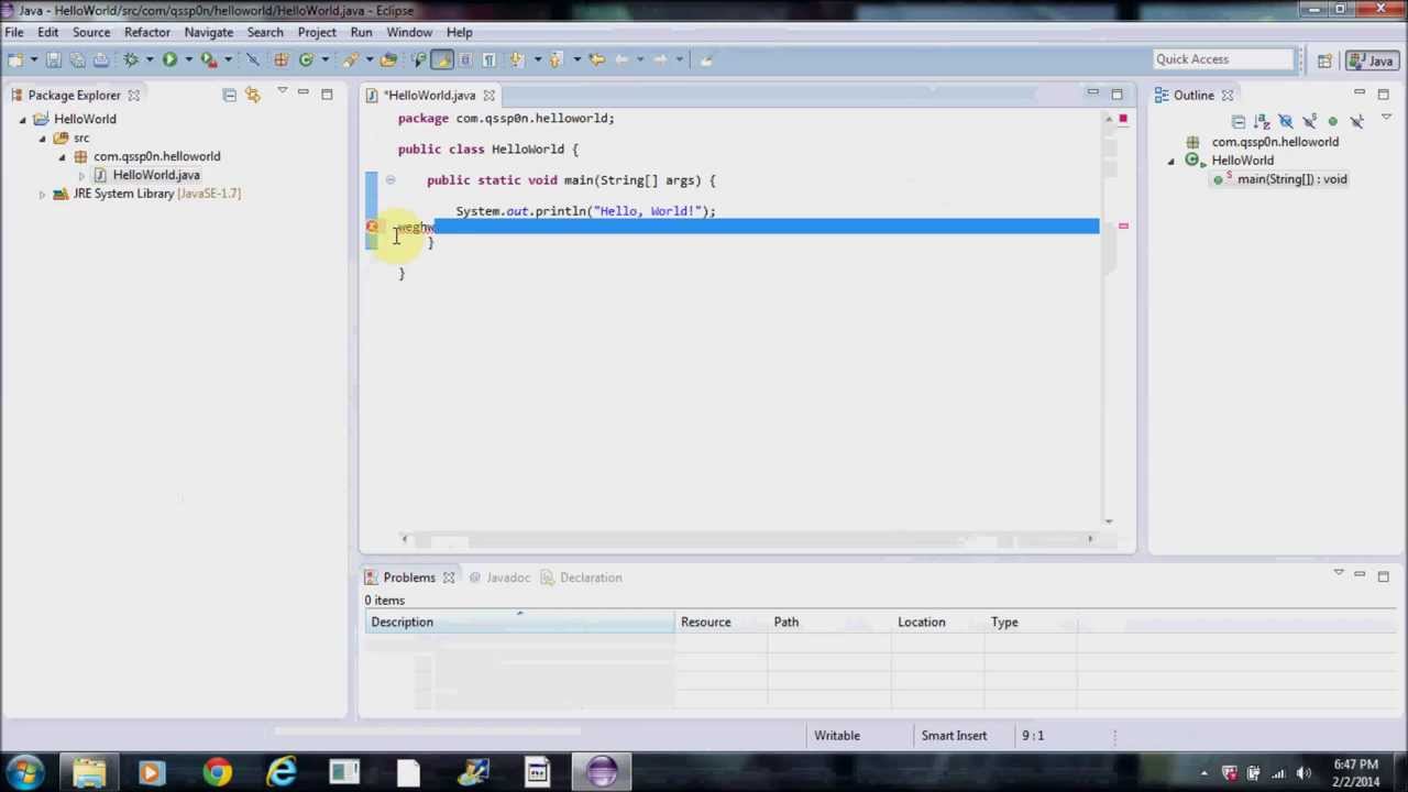Java Basics #1 - Hello, World! - YouTube