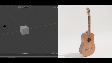 Blender ile klasik gitar modelleme - modeling classical guitar in blender
