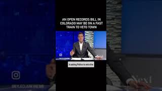 Open Records Bill May be Vetoed in Colorado