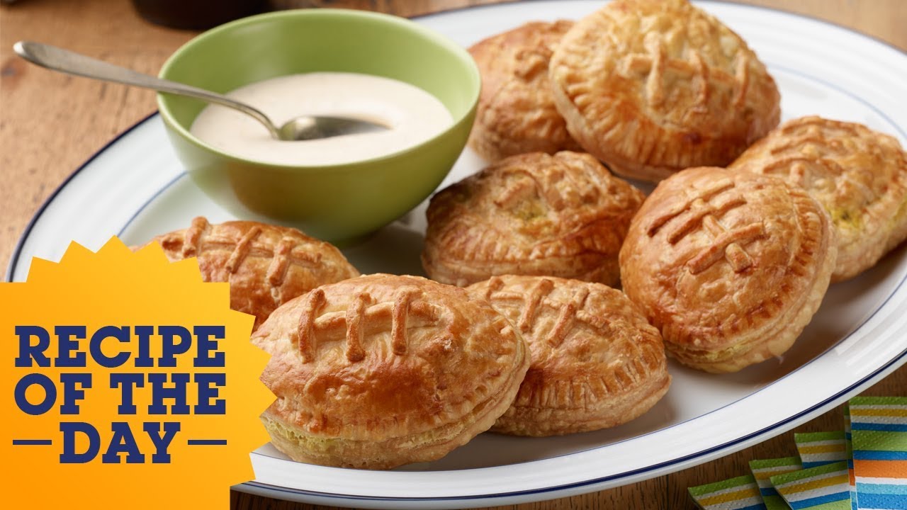 Recipe of the Day: Jamaican Meat Pie Footballs | Food Network