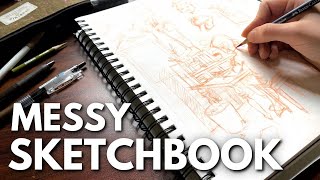 SKETCHBOOK TOUR (the one where I plan my illustrations) / the good, the bad, and the truly terrible…