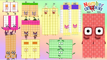 NUMBERBLOCKS SUPER RECTANGLE CLUB ADDITION | ADD TWO SAME NUMBERS | LEARN TO COUNT | hello george