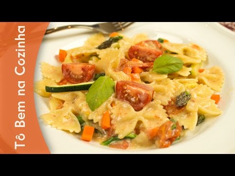 FARFALLE PRIMAVERA - Receita de macarrão à primavera (Episódio #)