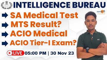 IB Recruitment 2023 || SA & ACIO || All Information || By Vikram Sir