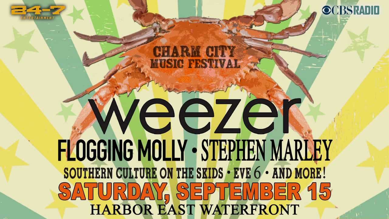 Charm City Music Festival featuring WEEZER On Sale Now! YouTube