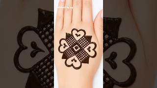 beautiful heart shape mehndi designs 🌹🌿 || #mehndibyng #creativehenna #mehndi #henna #mehndidesign