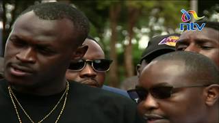 Wajinga Nyinyi: King Kaka defends song outside DCI offices
